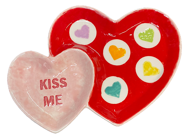 Double Heart Dish