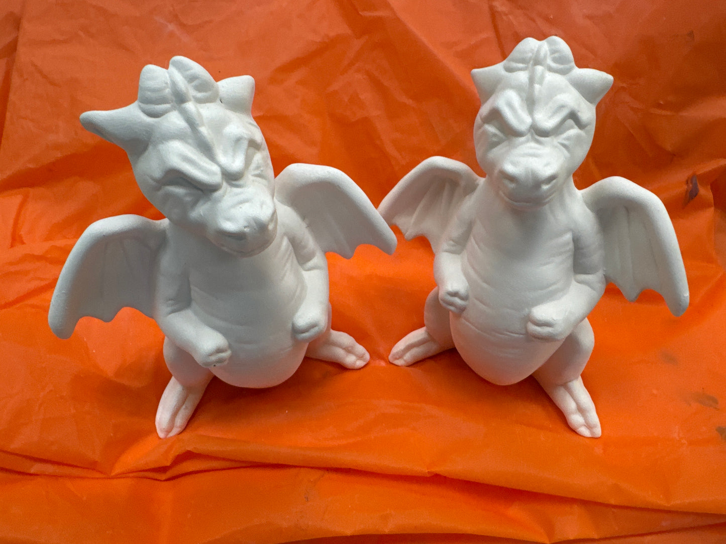 Angry winged dragon