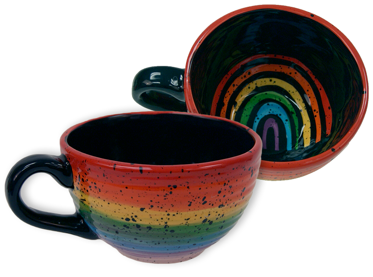 16 oz - Coiled Latte Cup - Crafty Chica