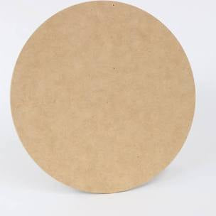 12 in Circle Unfinished Wood