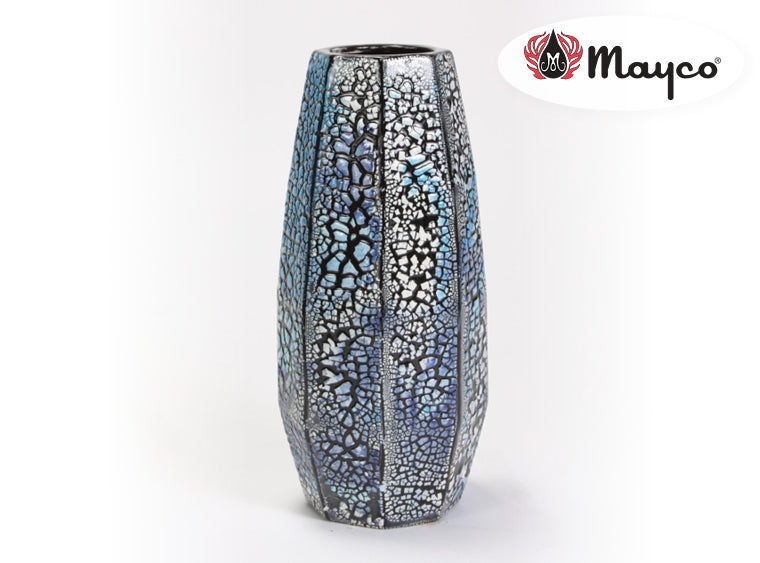 FACETED VASE