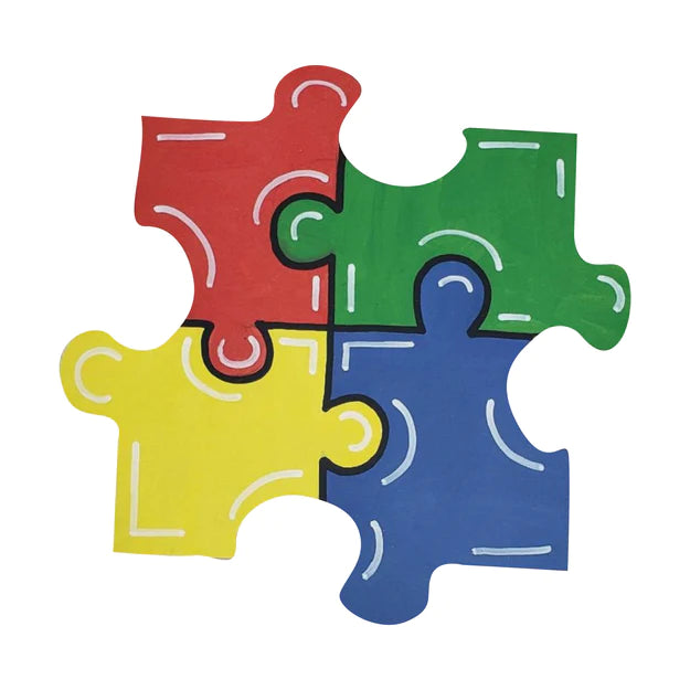 Puzzle Unfinished Wood Cutout Style 1