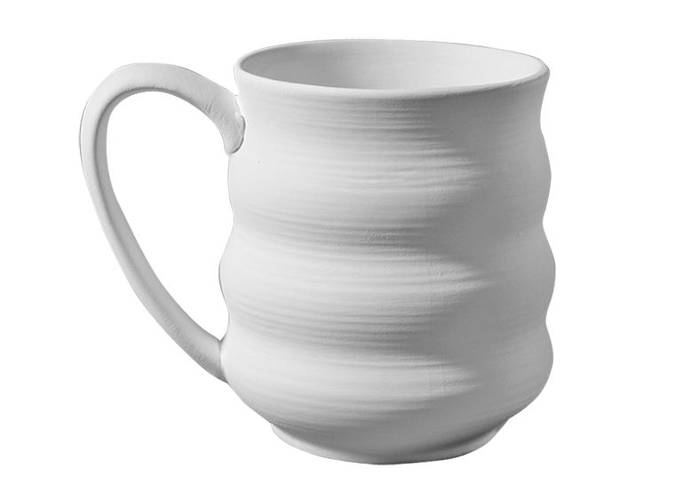 STONEWARE WAVY MUG 20oz