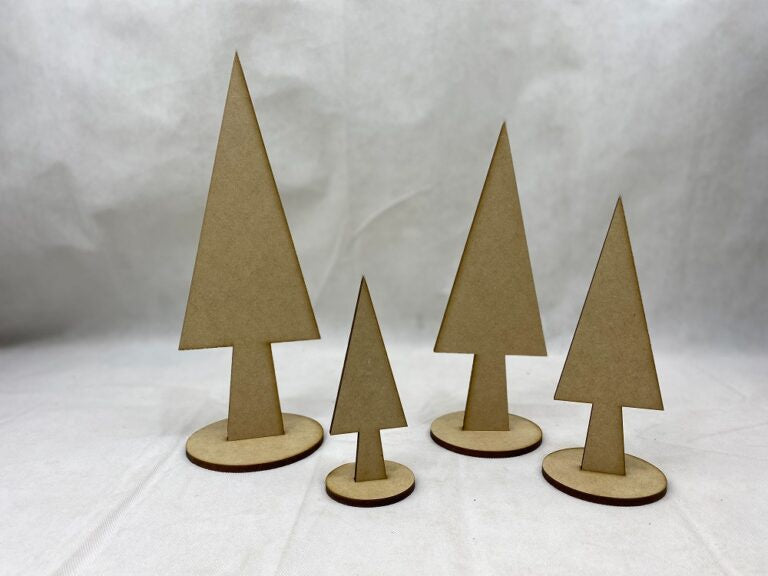 Assorted Tree Stands Cutout -Individual Base