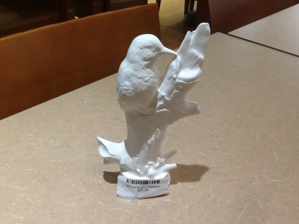 Bird on Branch Pedestal