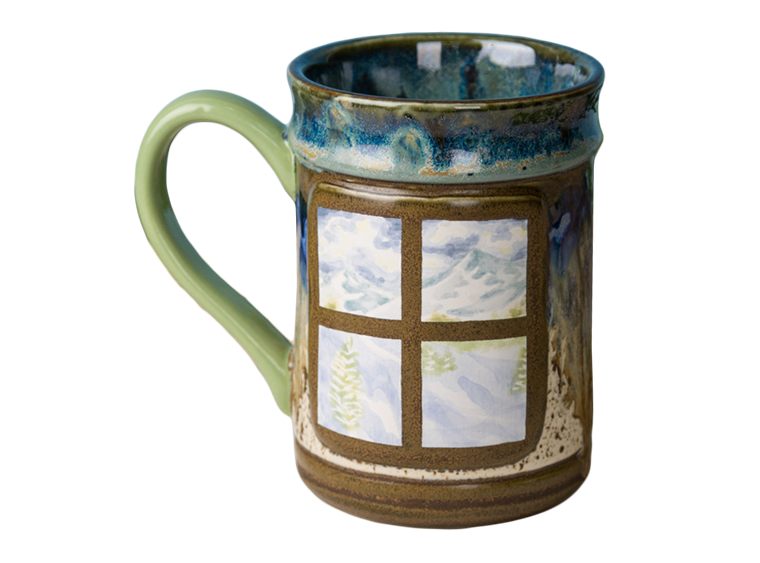 Stoneware Message Mug