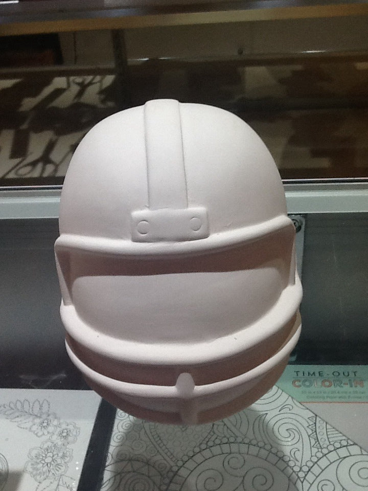 FOOTBALL HELMET BANK W/STOPPER