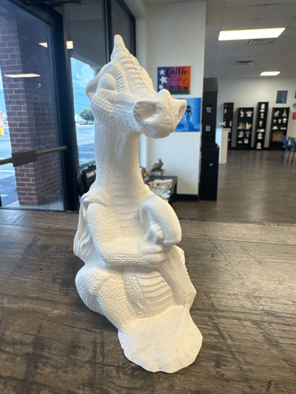 Dragon holding his tail
