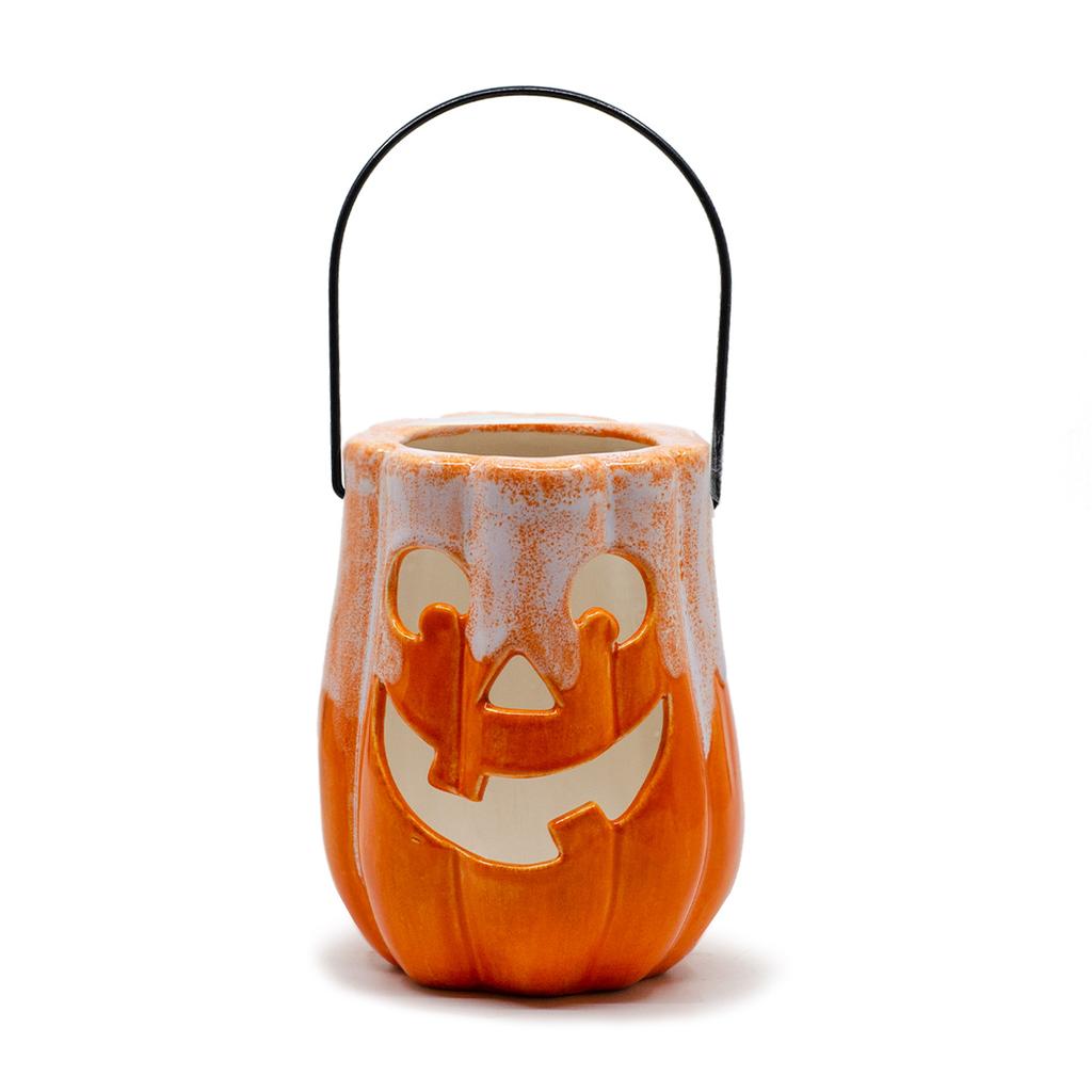 Jack-O-Lantern With Handle