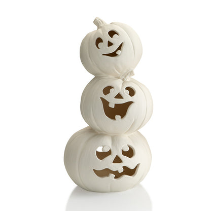 Stack of Light-Up Jack-O-Lanterns