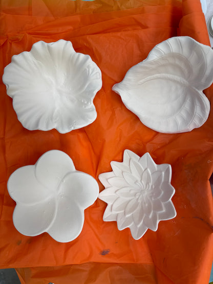 Assorted Flower Petal Bowls