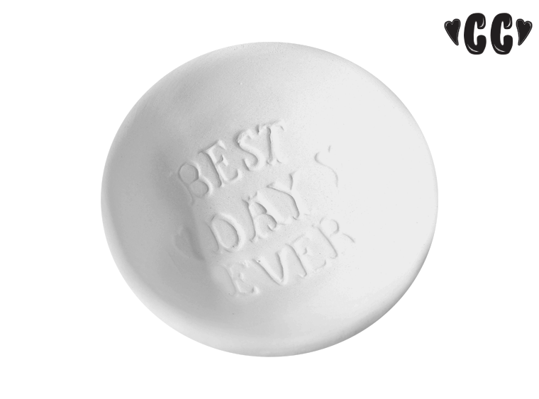 Best Day Ever Dish (acrylic paints only)