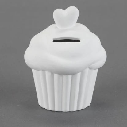 Cupcake heart Bank