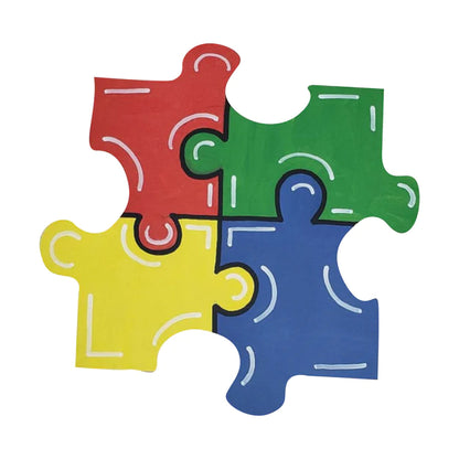 Puzzle Unfinished Wood Cutout Style 1