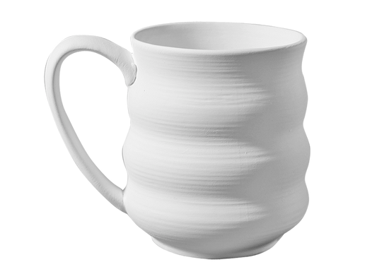 STONEWARE WAVY MUG 20oz