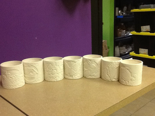 Assorted Carved Candle holders