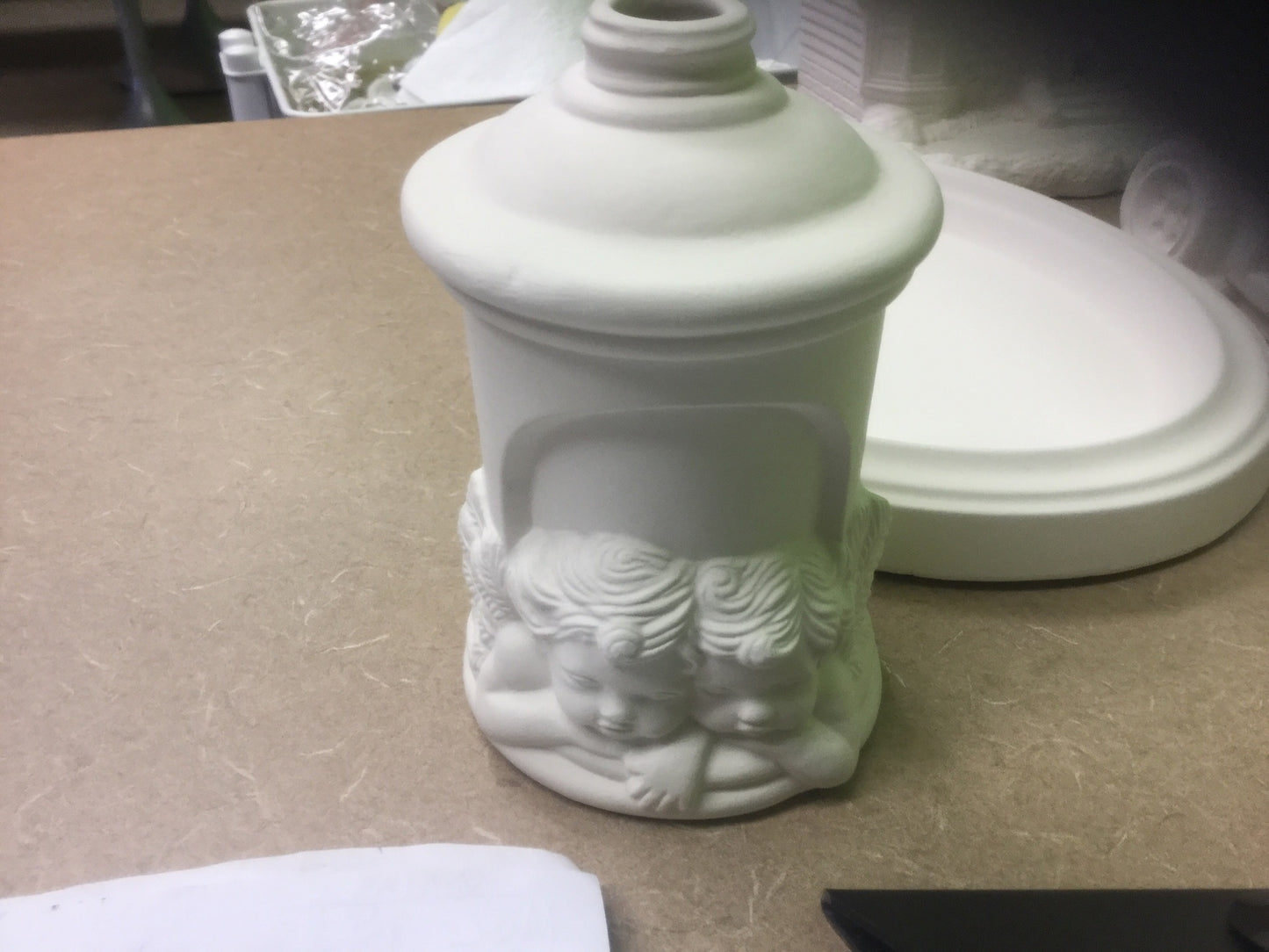 Cherub soap bottle