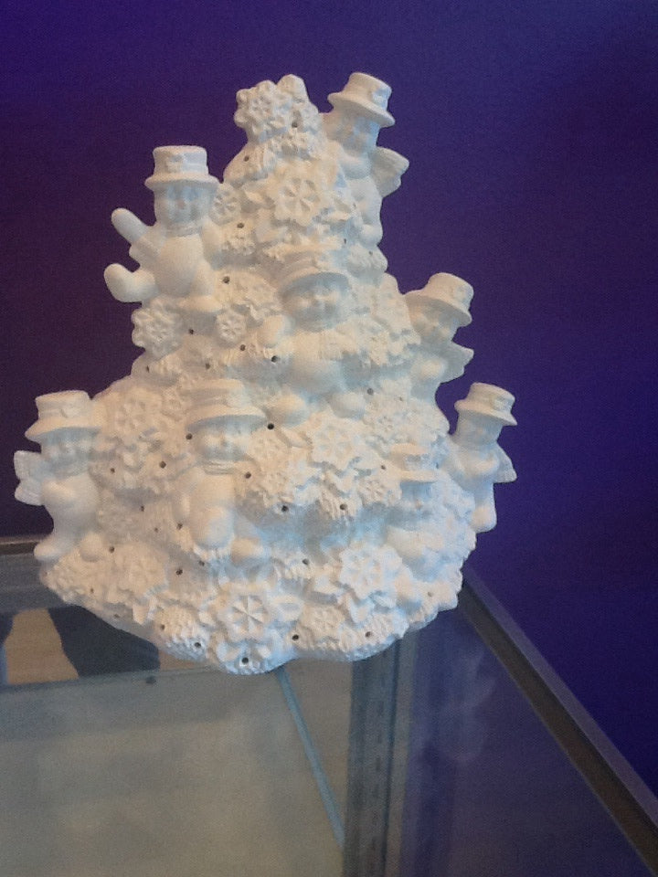 13in Snowman Christmas Tree
