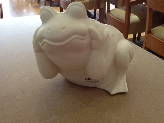 Frog with hands on Ear