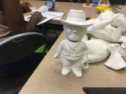 Cowboy bobble head