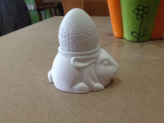 Bunny Egg holder with Egg