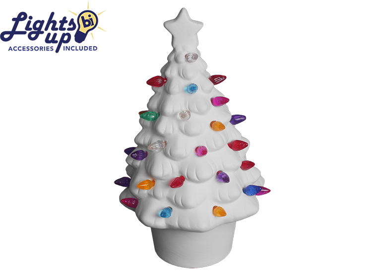 Small Lighted Christmas Tree 9in Kit 2030