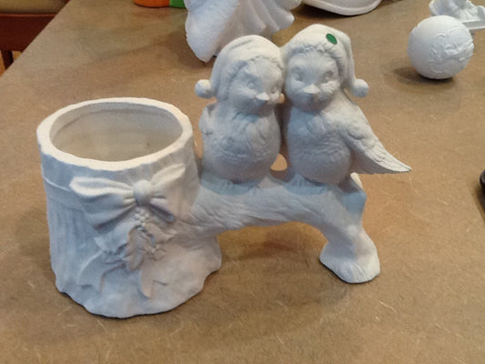 2 Bird planter