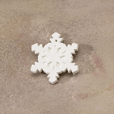 Flat Snowflake Ornament