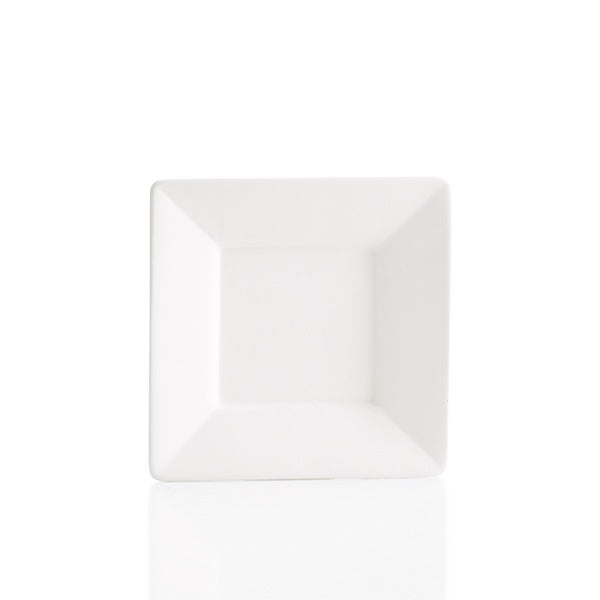 Angled Rim Dessert Plate