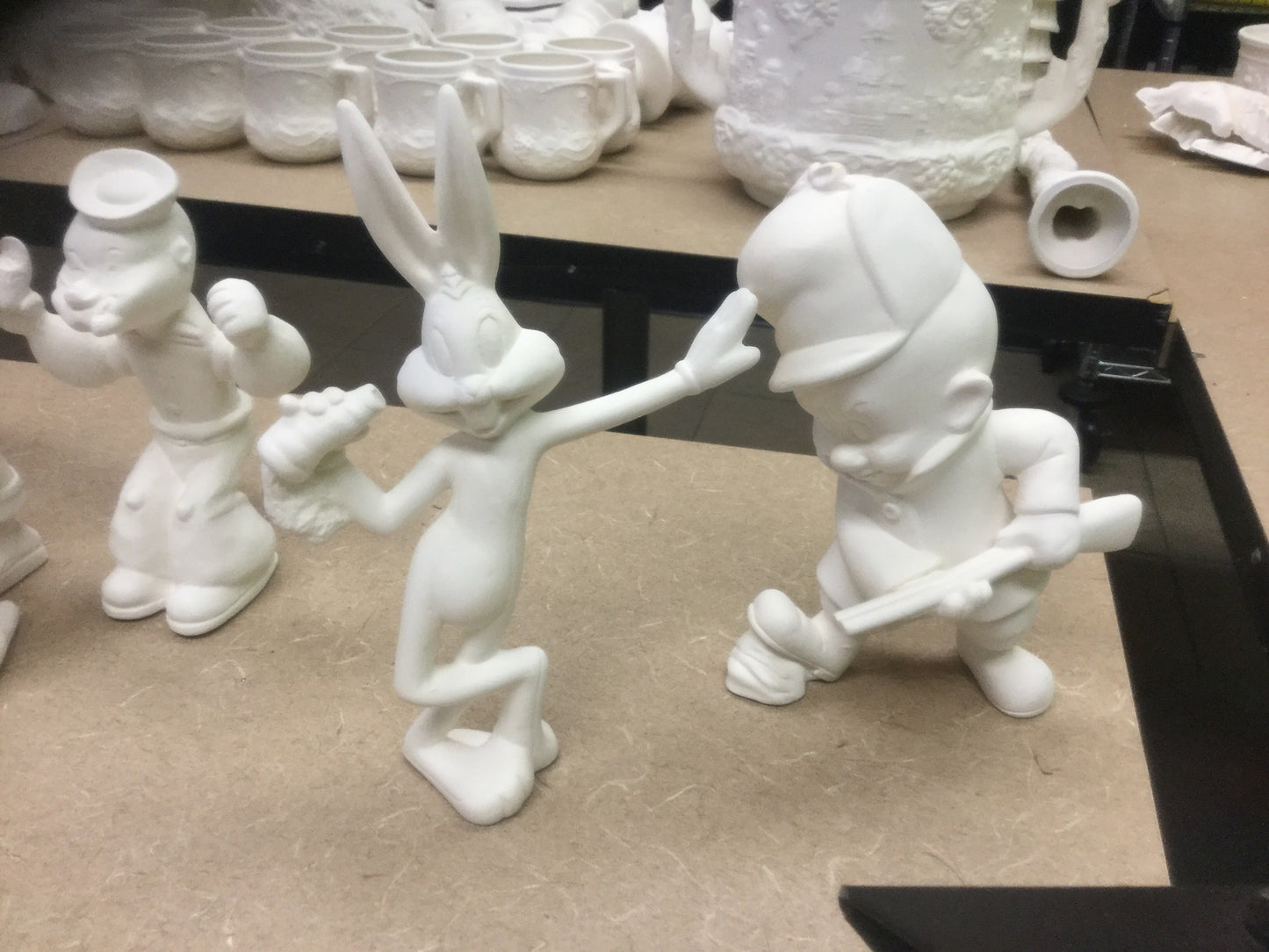 Bugs bunny and Elmer Fudd