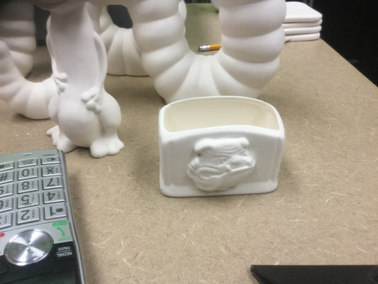 Bulldog business card holder