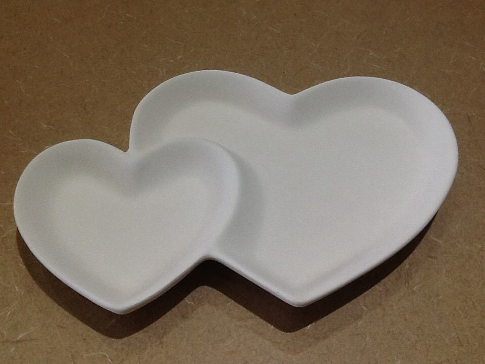 Double Heart Dish