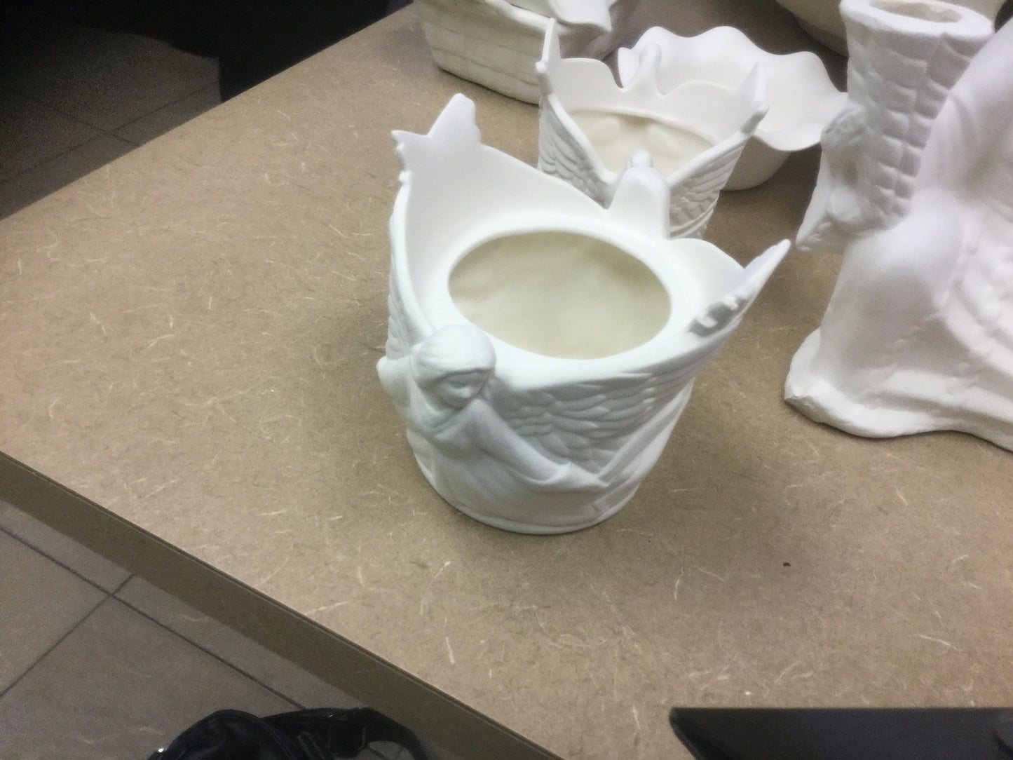 Angel candle holder