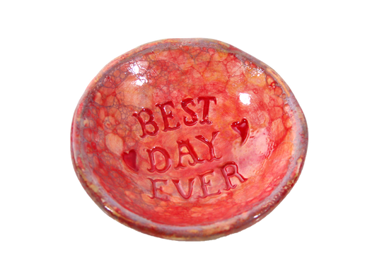 Best Day Ever Dish (acrylic paints only)