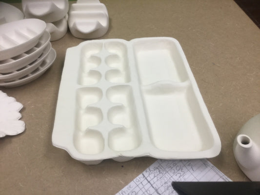 Egg carton platter