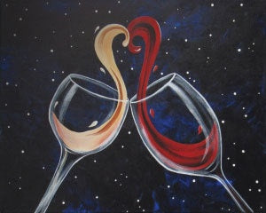 Cheers to Love 16x20