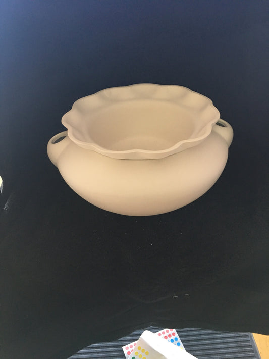 2 Piece Flower Pot Round