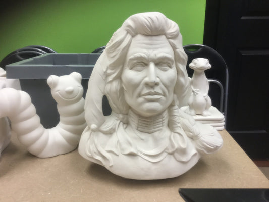Detailed Indian bust