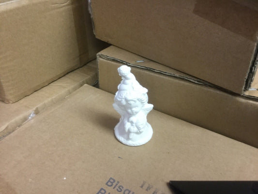 Xsmall angel with candy cane ornament