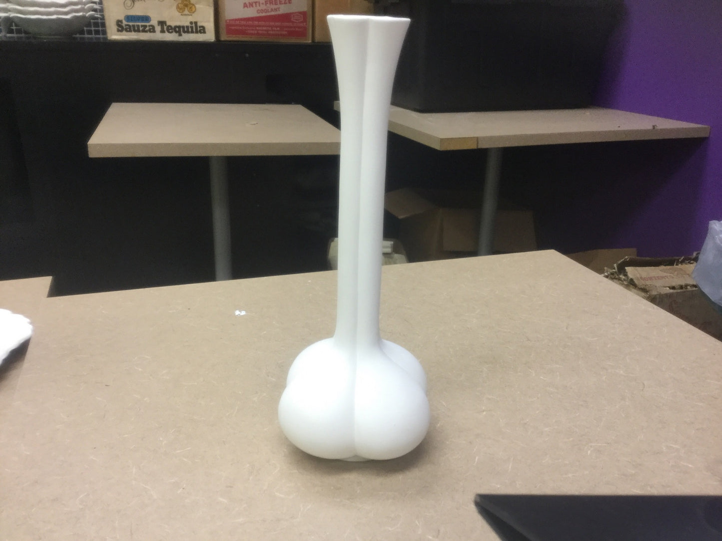 Bubbled flower vase