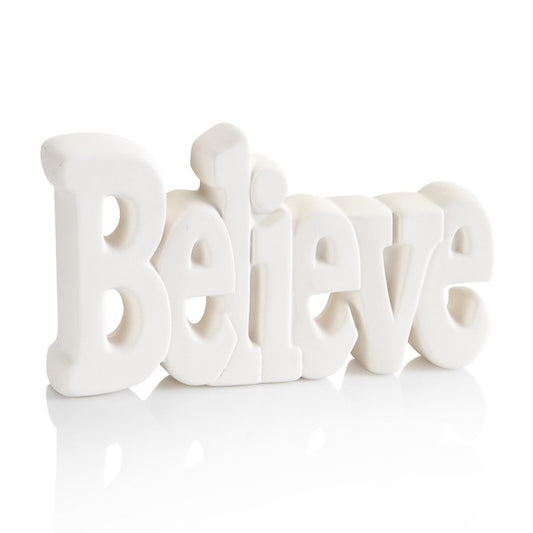 Believe Word Plaque