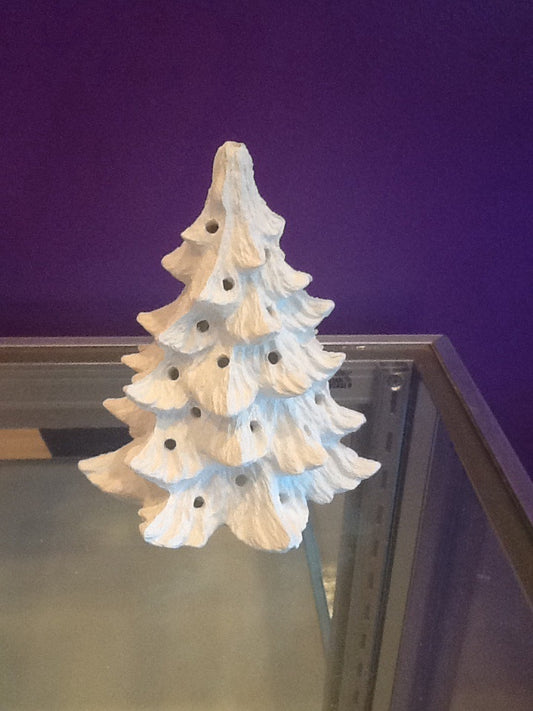 6in Pine Christmas w light holes
