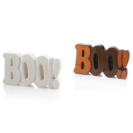 BOO Word Plaque