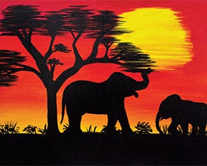 African Sunset I