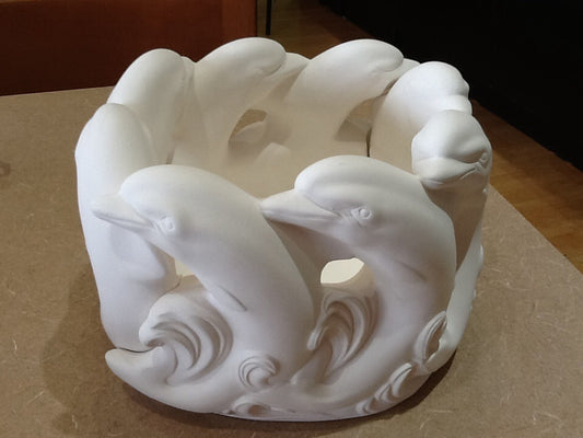 2 piece dolphin planter