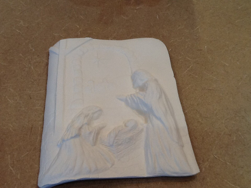 Baby Jesus plaque