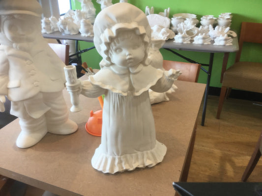 Ex large girl with candle
