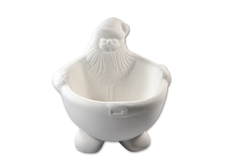 Fat Santa Bowl  - Craft Bisque