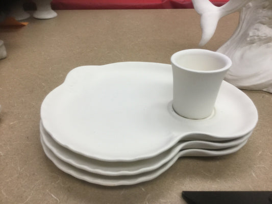 Artist pallet with cup