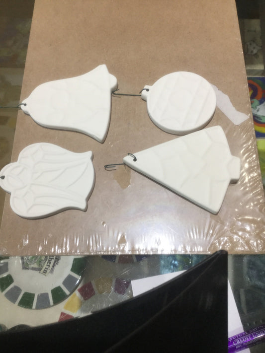 Assorted embossed ornament